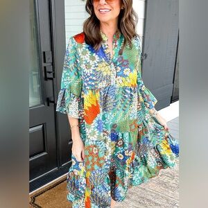 NWT Uncle Frank Evergreen Blossoms size Small